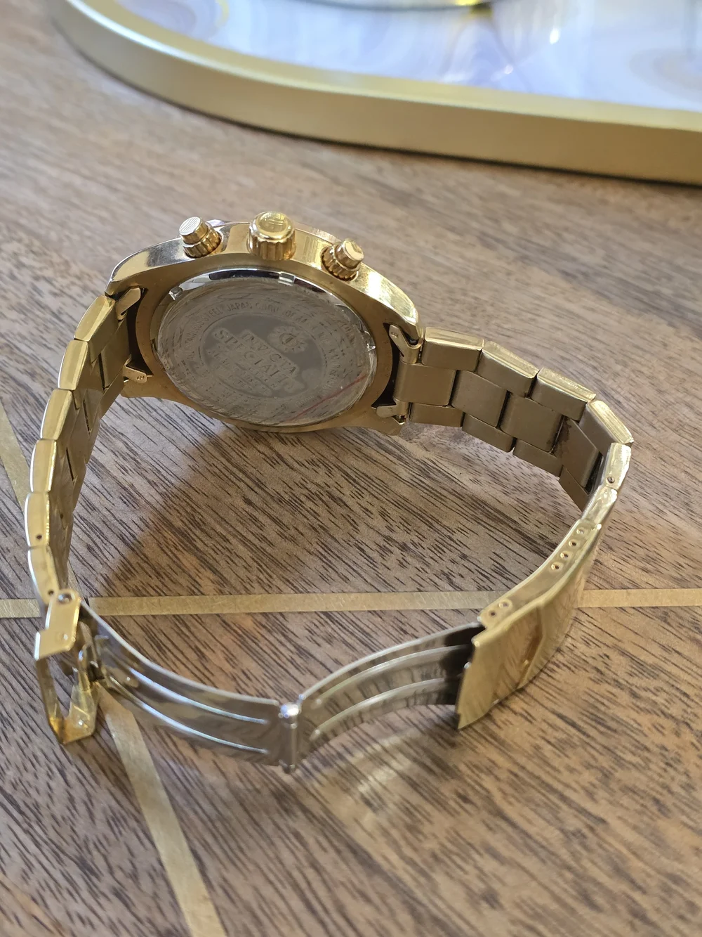 Invicta Men’s Gold-Tone Chronograph Watch